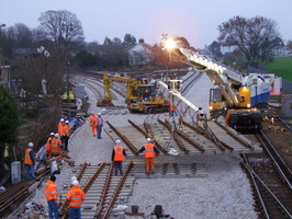 Track relaying - Havant junction